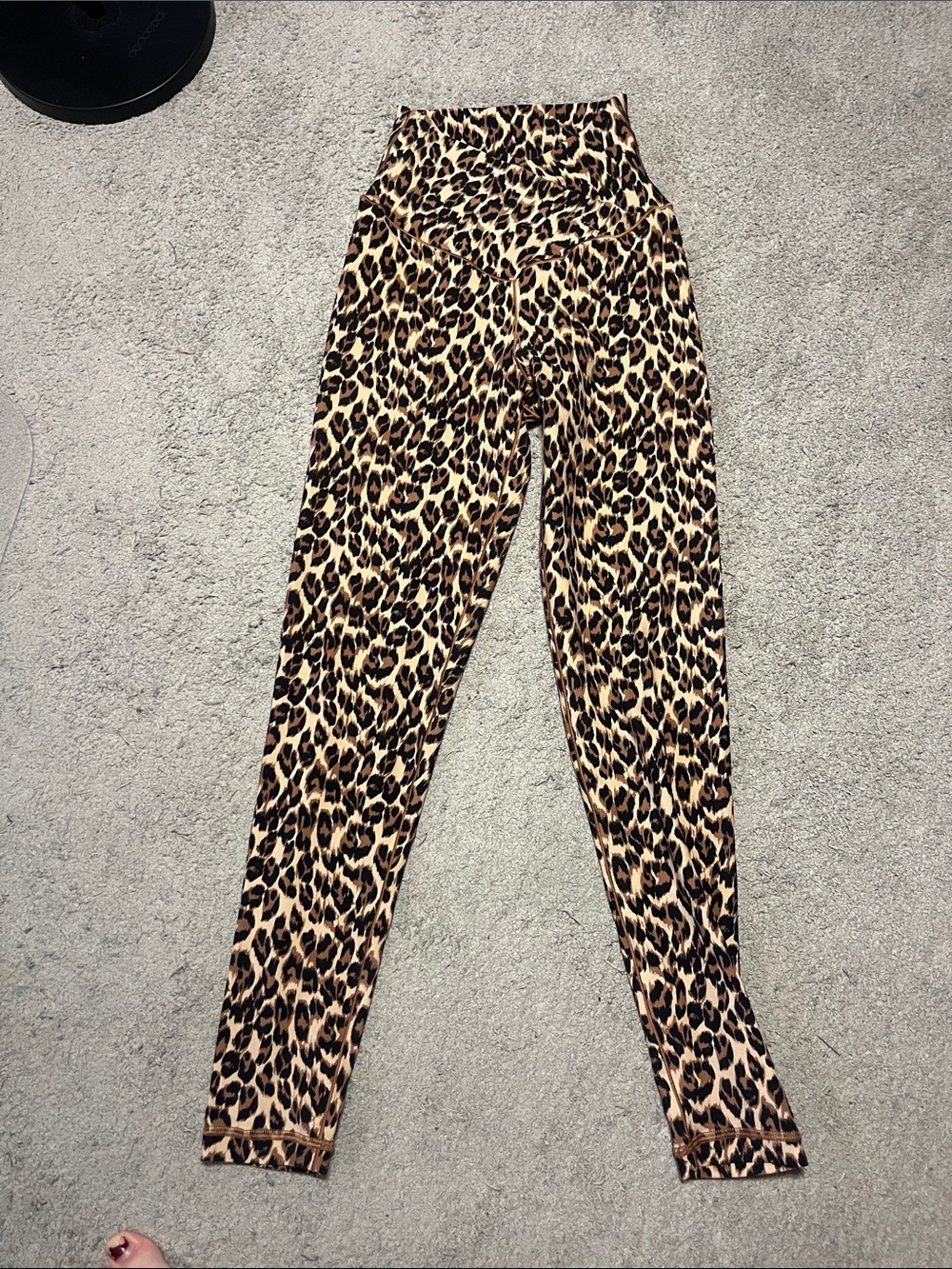aerie Leopard Print Leggings - Brown/Black/Cream
